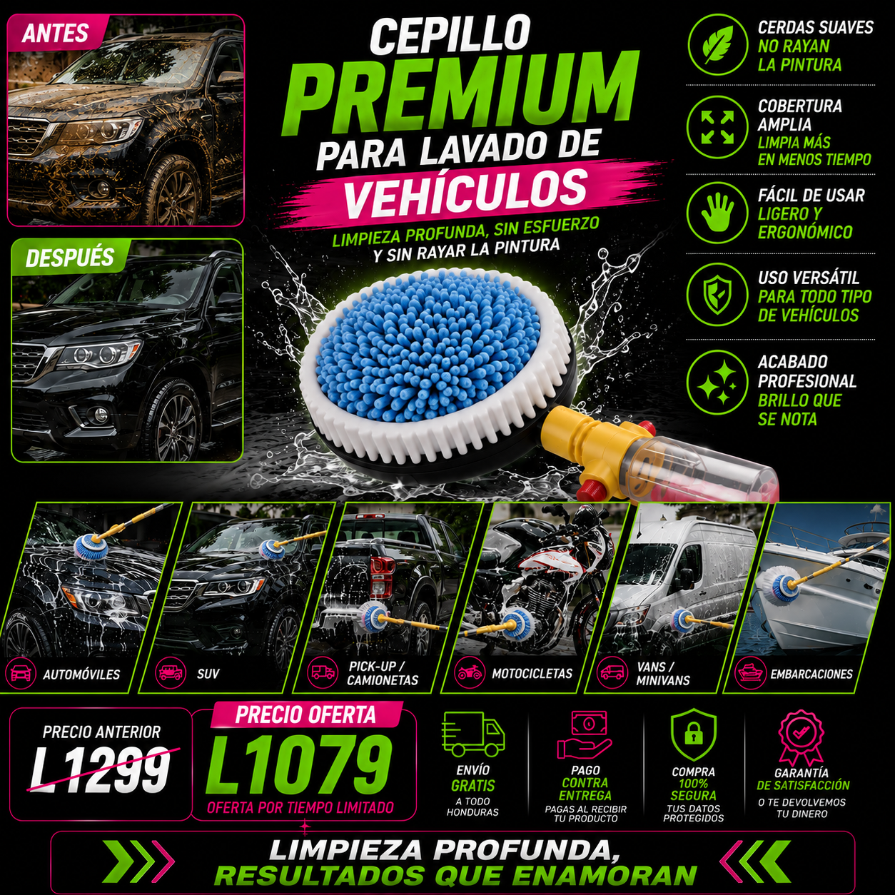 Cepillo carro