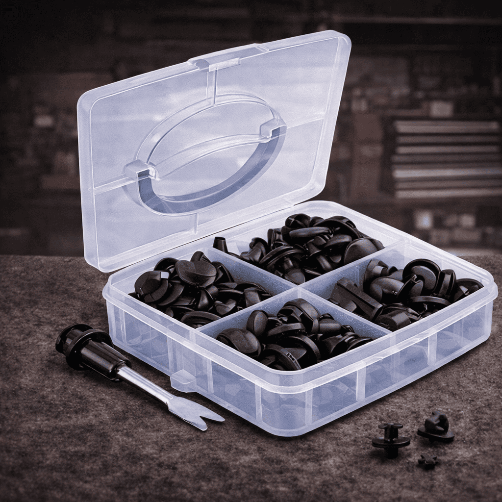 Kit 100 clips de sujeción