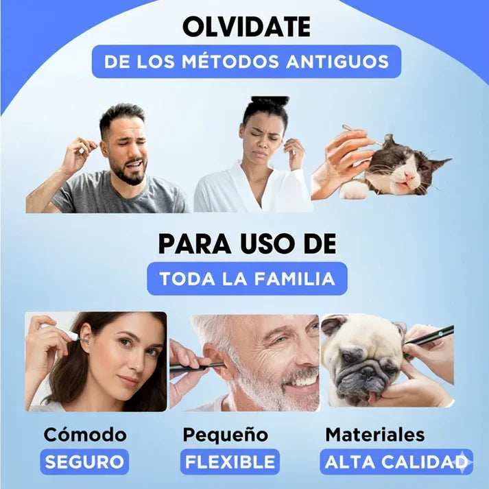 Limpiador de oídos de alta definición