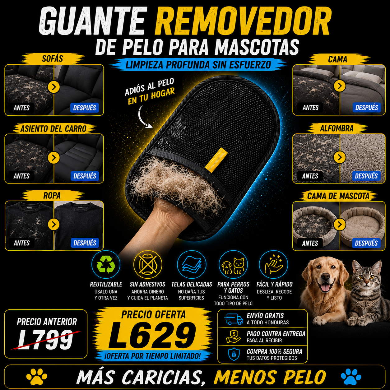 Guante pelusa