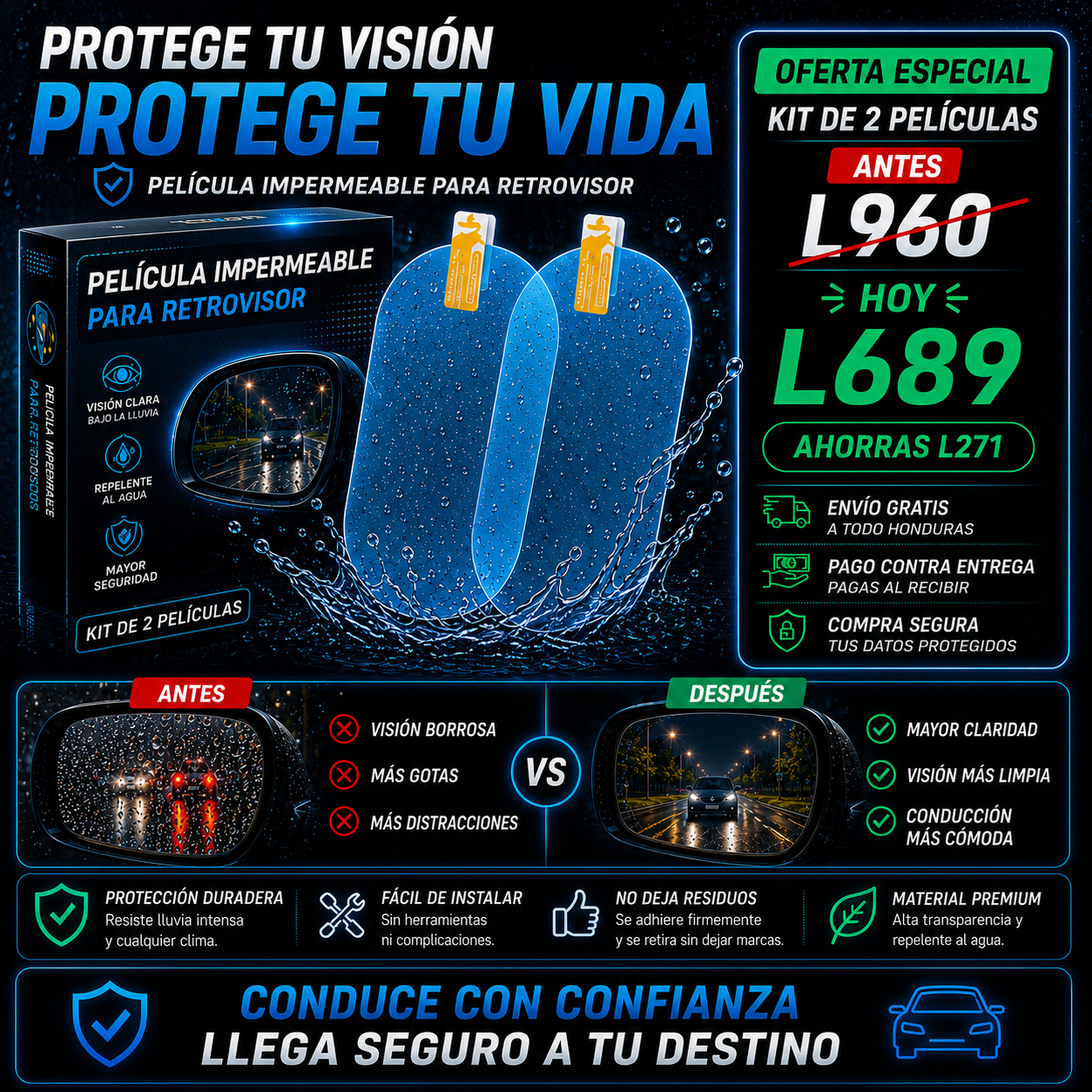 Pelicula retrovisor