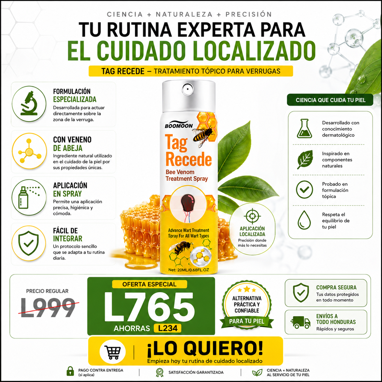 Spray verruga Advertorial