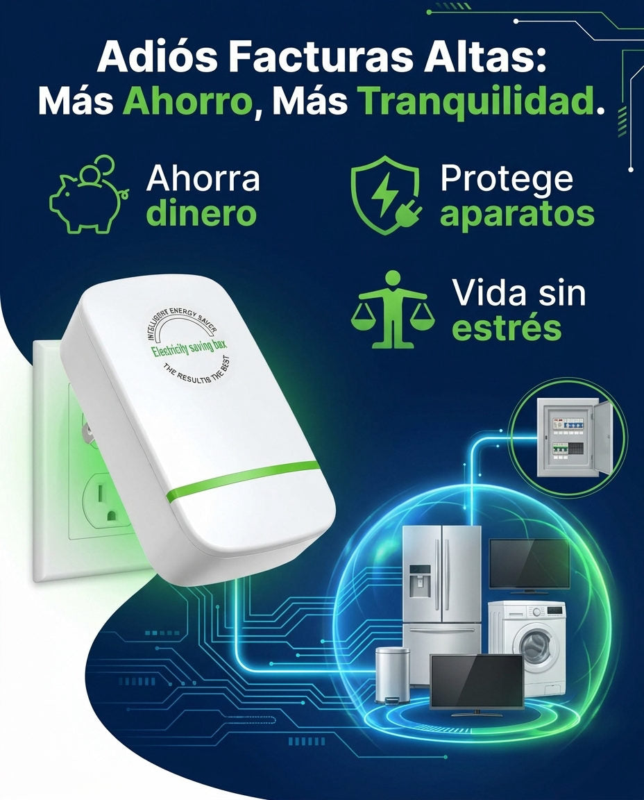 Ahorrador de energía — BENEFICIOS