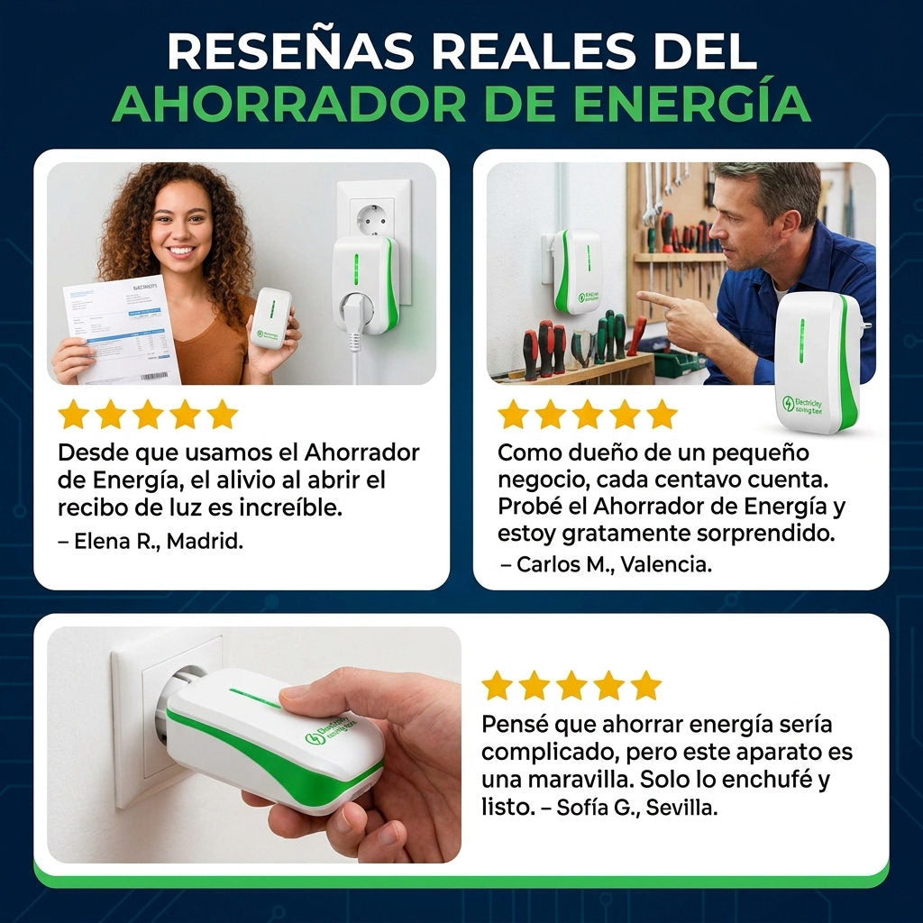 Ahorrador de energía — PRUEBA SOCIAL