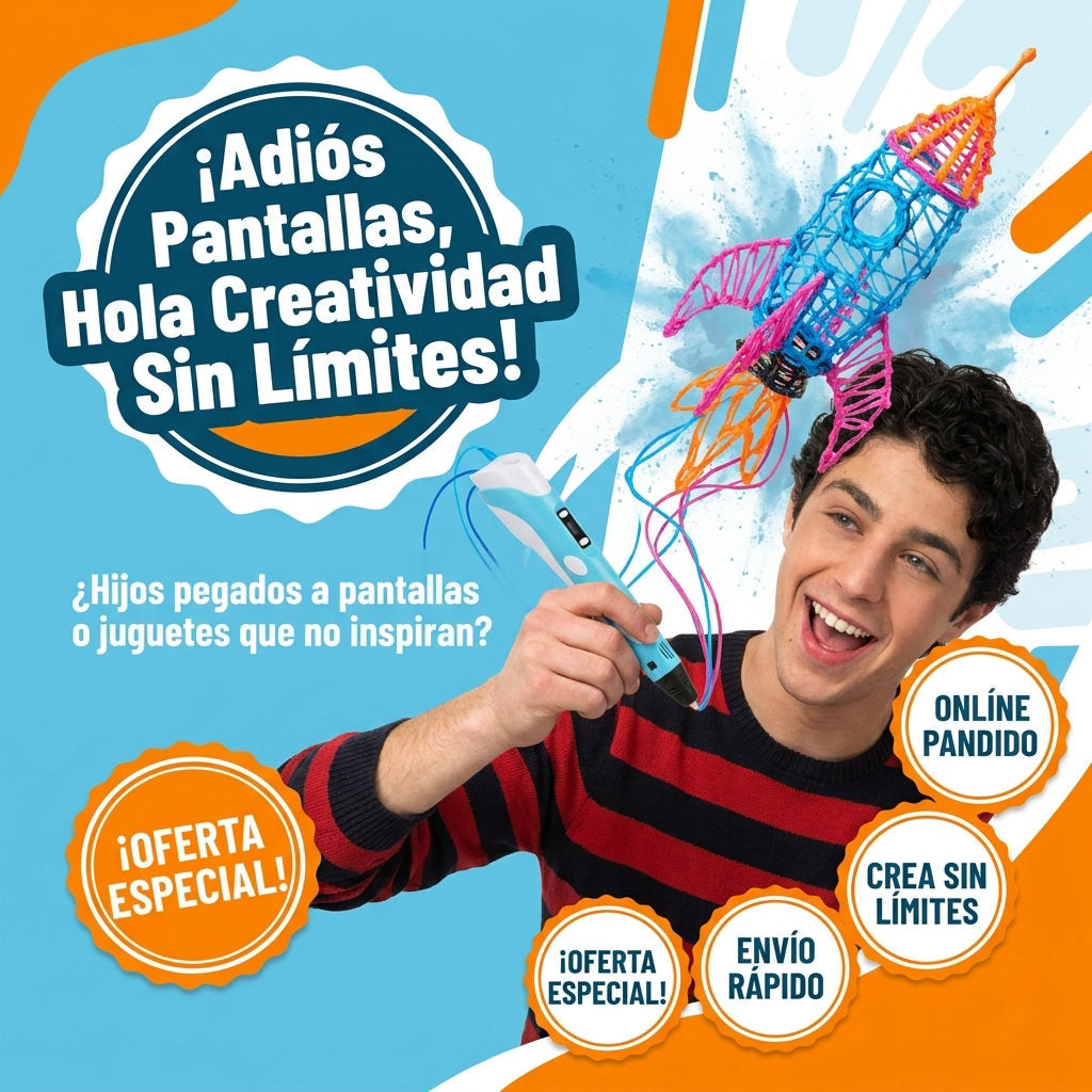 Boligrafo 3D — OFERTA