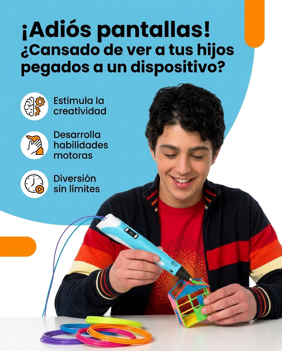 Boligrafo 3D — BENEFICIOS