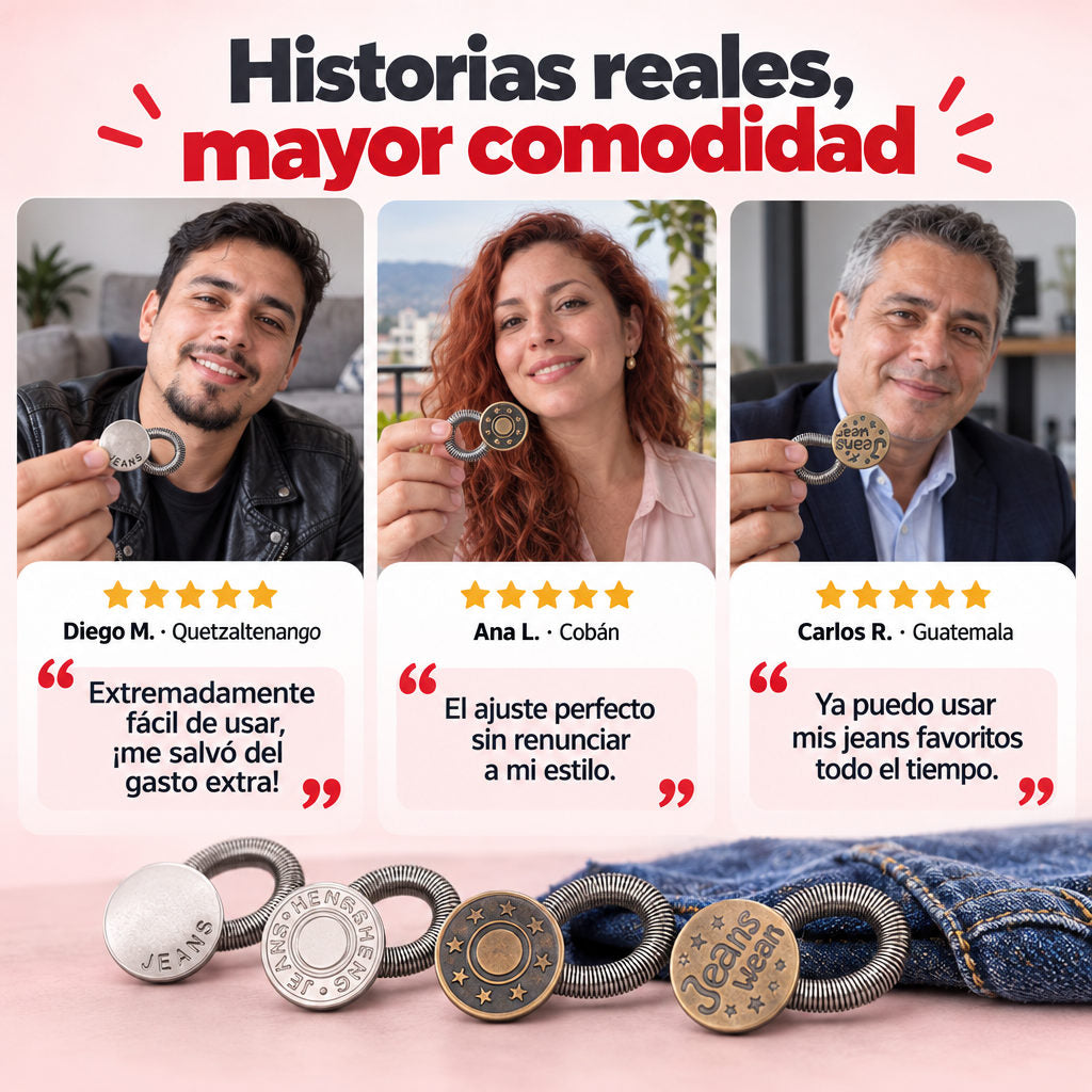 Botón extensor de cintura — TESTIMONIOS