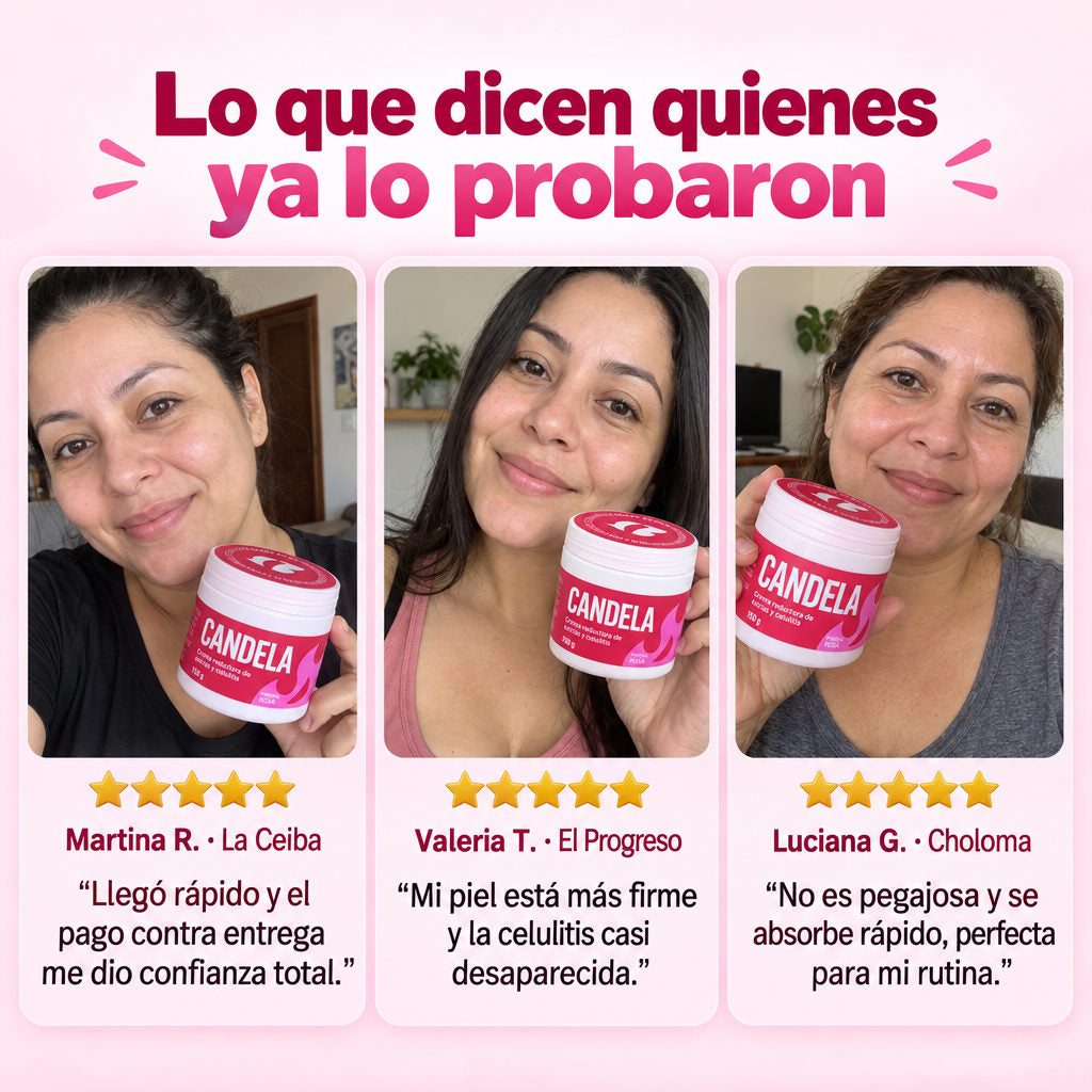 Candela - Crema reductora — D · LA PRUEBA DE GENTE REAL