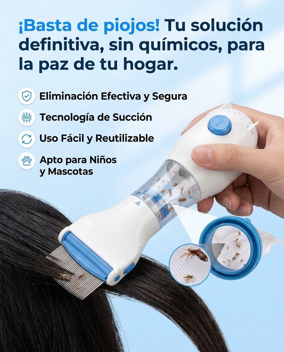 Cepillo Eliminador de Piojos — HERO
