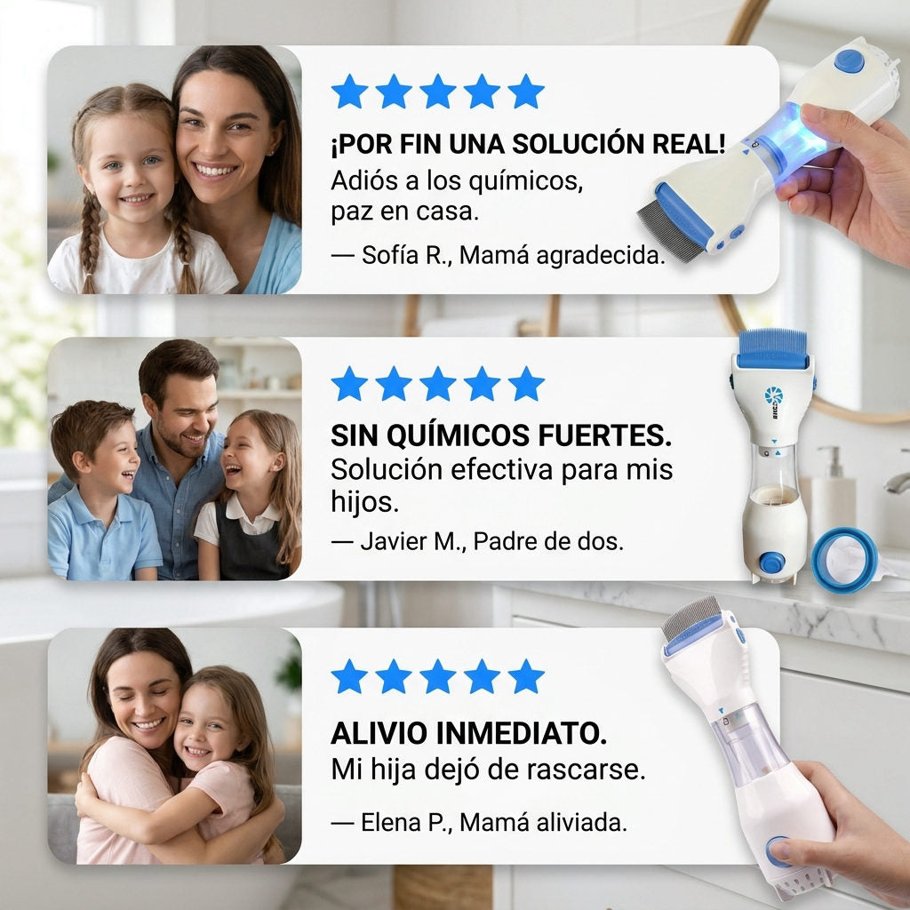 Cepillo Eliminador de Piojos — PRUEBA SOCIAL