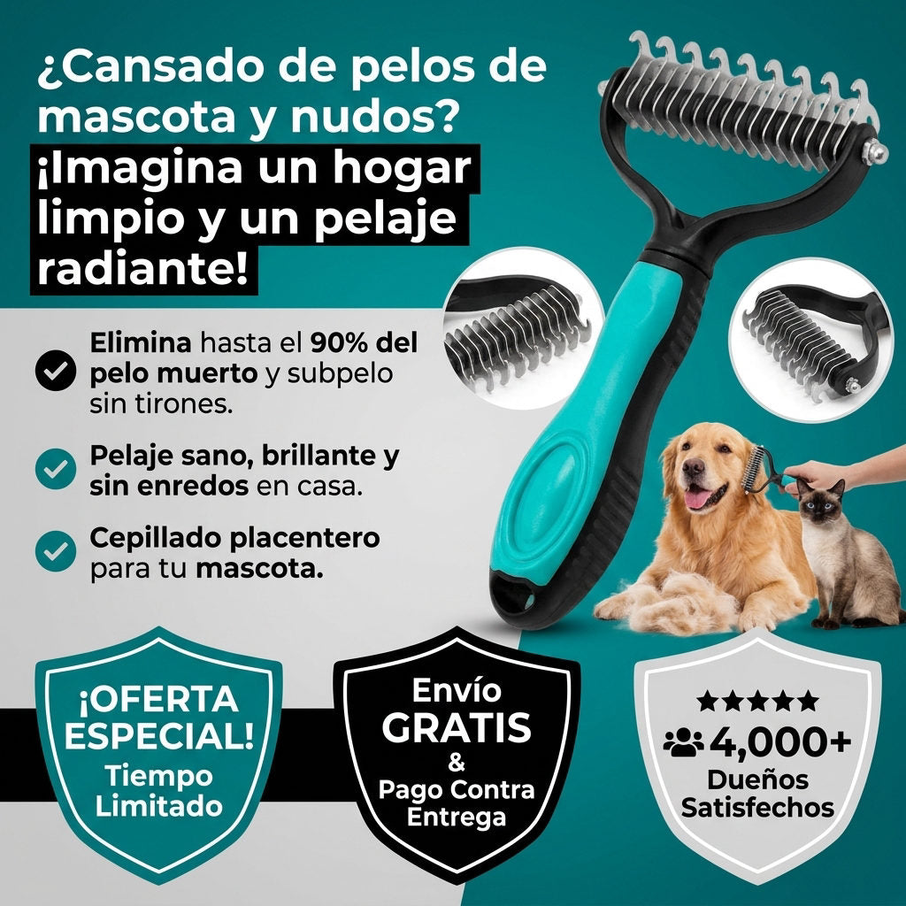 Cepillo Mascotas — OFERTA