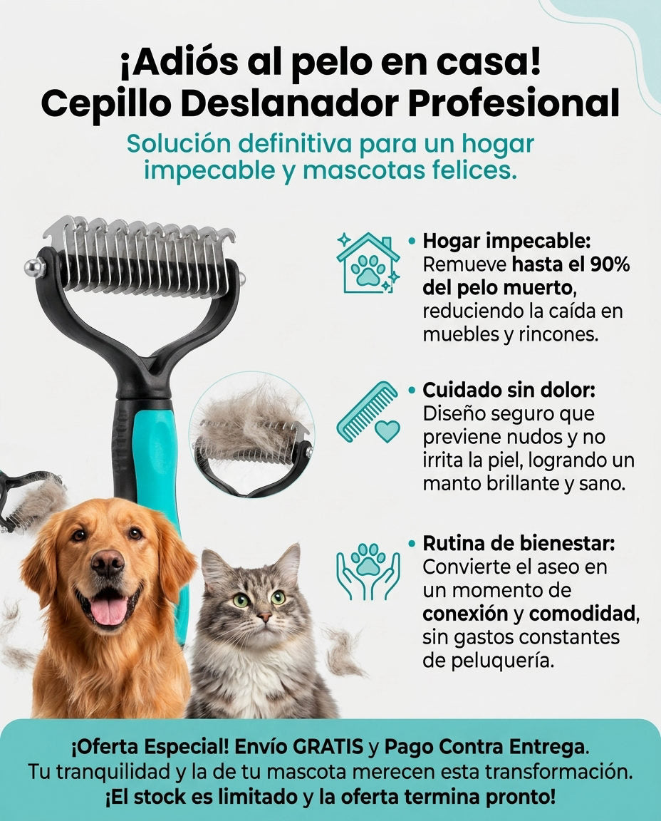 Cepillo Mascotas — BENEFICIOS