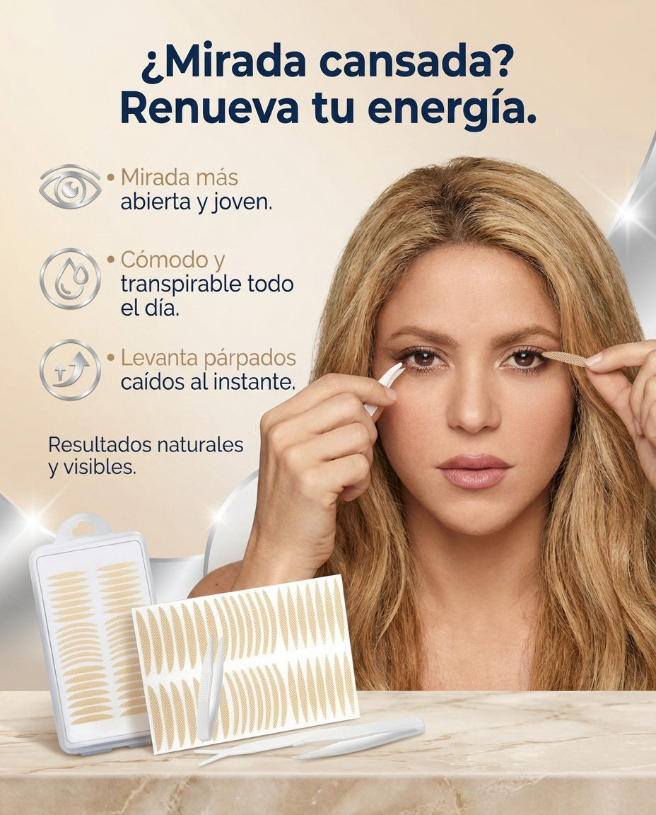 Cinta parpado — BENEFICIOS