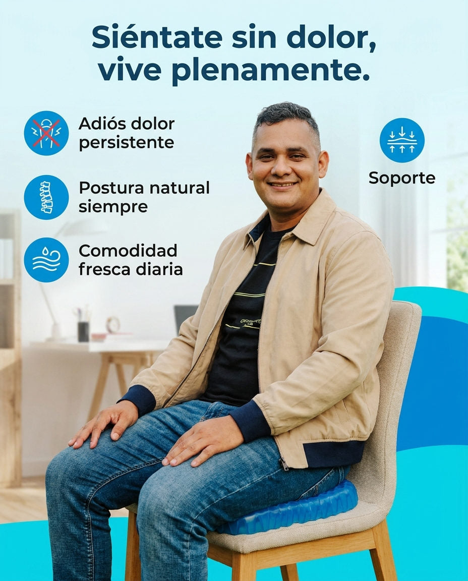 Cojin gel — BENEFICIOS