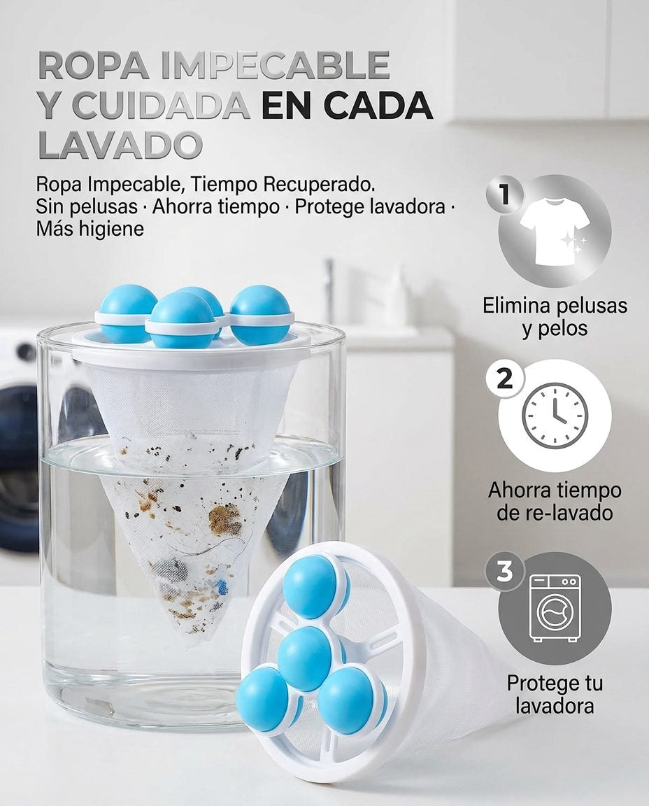 Combo 2 unidades Filtro Lavadora — TRES BENEFICIOS ENFOCADOS