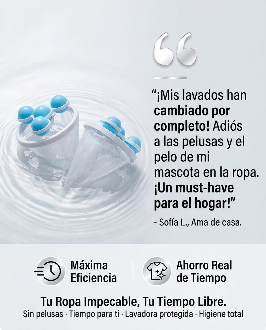 Combo 2 unidades Filtro Lavadora — TESTIMONIO DE RESULTADO CLAVE