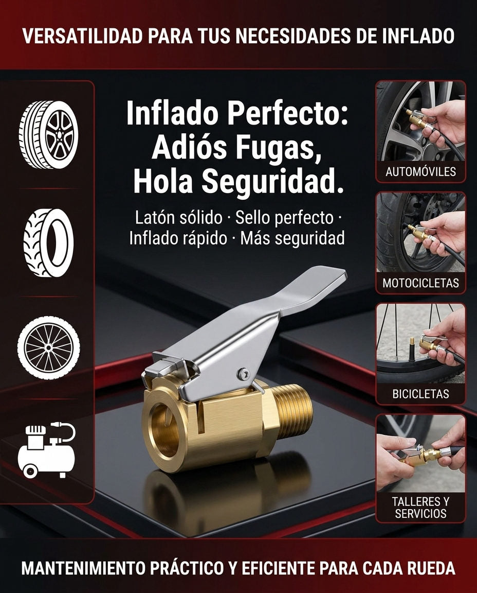 Conector válvula neumático — ESPECIFICACIÓN DE USO Y PÚBLICO