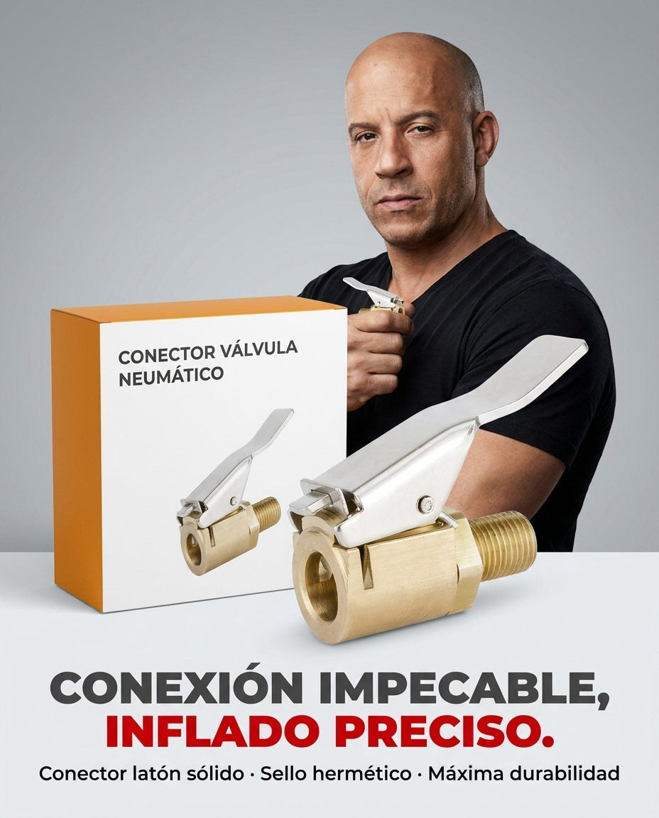 Conector válvula neumático — PRODUCTO Y SU PRESENTACIÓN
