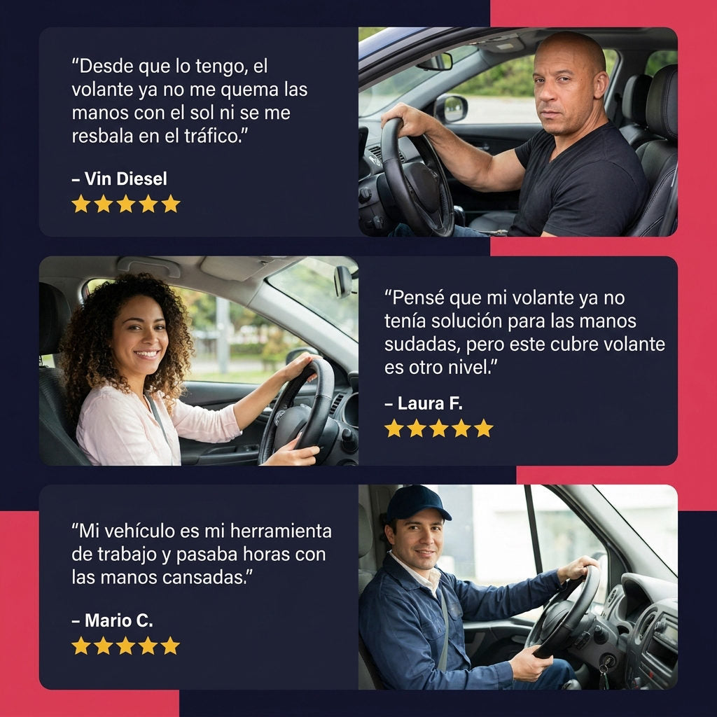 Cubre volante para auto — PRUEBA SOCIAL