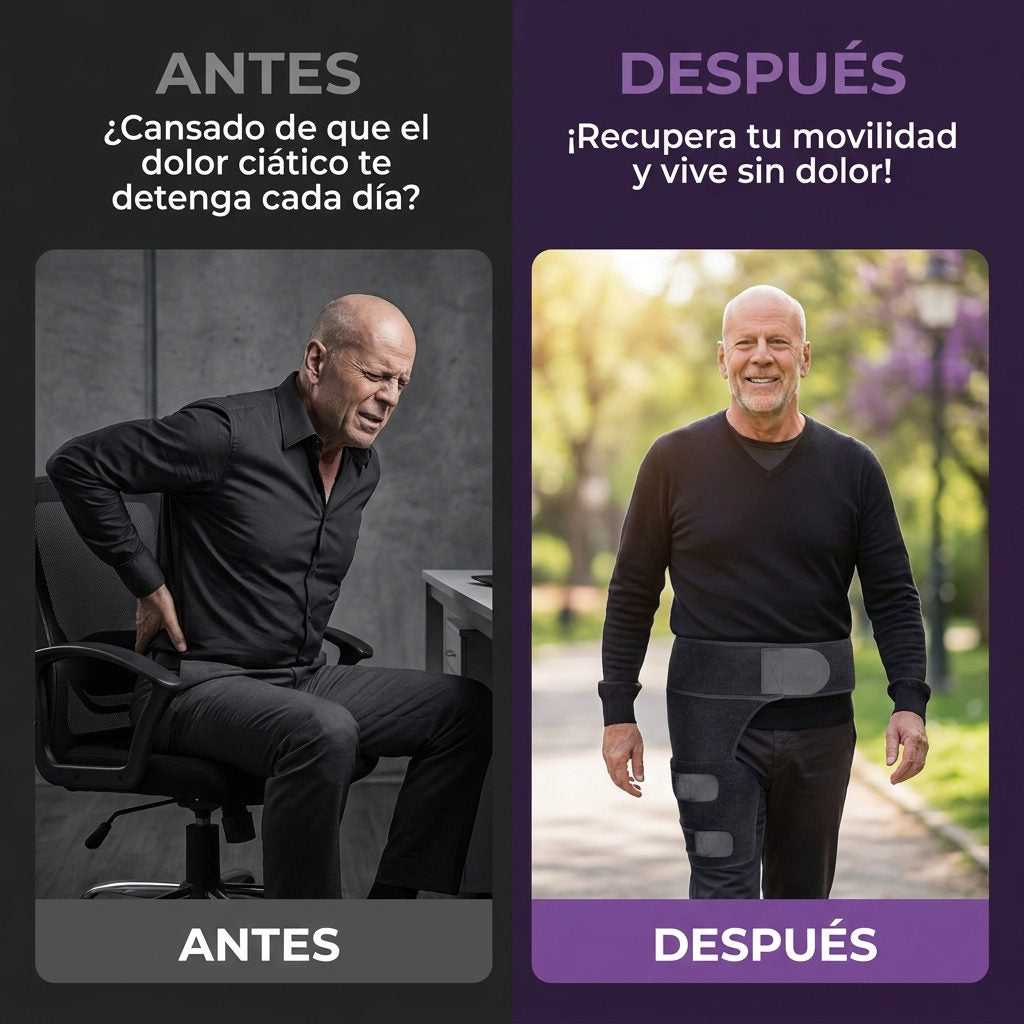 Faja ciatica — ANTES Y DESPUES