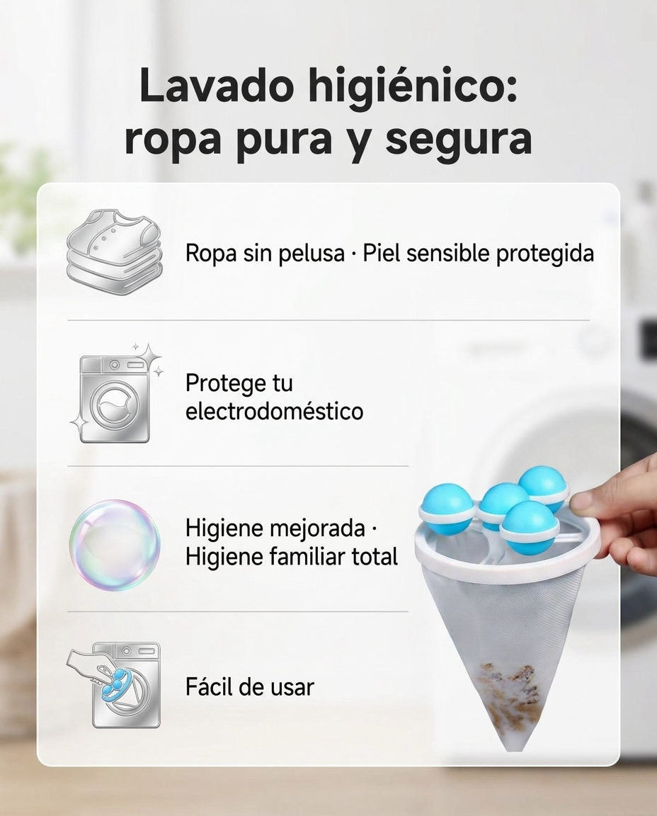 Filtro Lavadora — BENEFICIOS