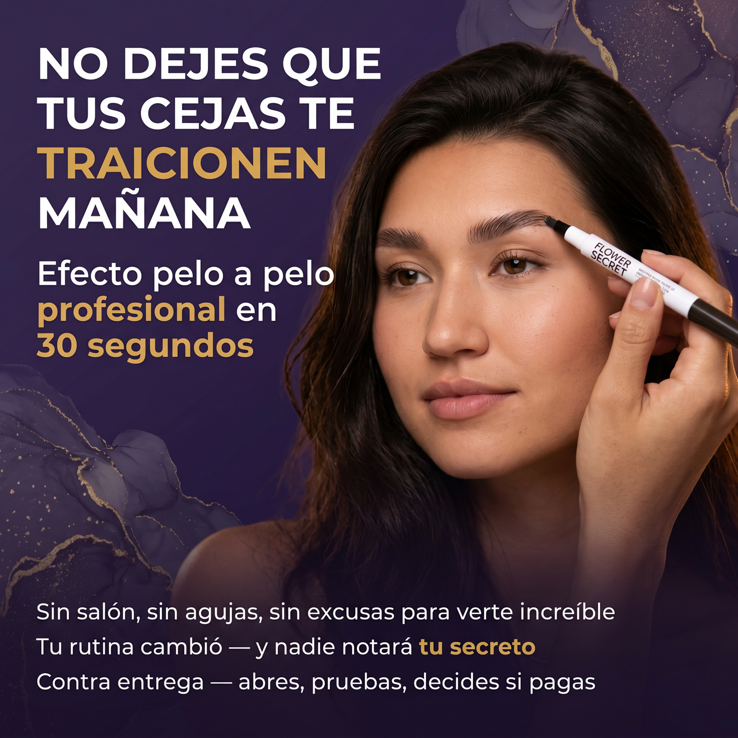 GlamBrow 3D - Lápiz Delineador de Cejas