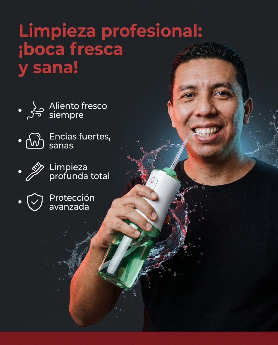 Irrigador bucal — BENEFICIOS
