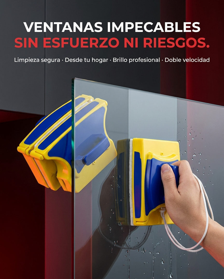 Limpiador de vidrios doble cara — HERO