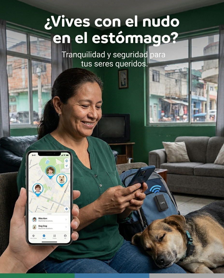 Mini localizador GPS — DOLOR Y SOLUCION