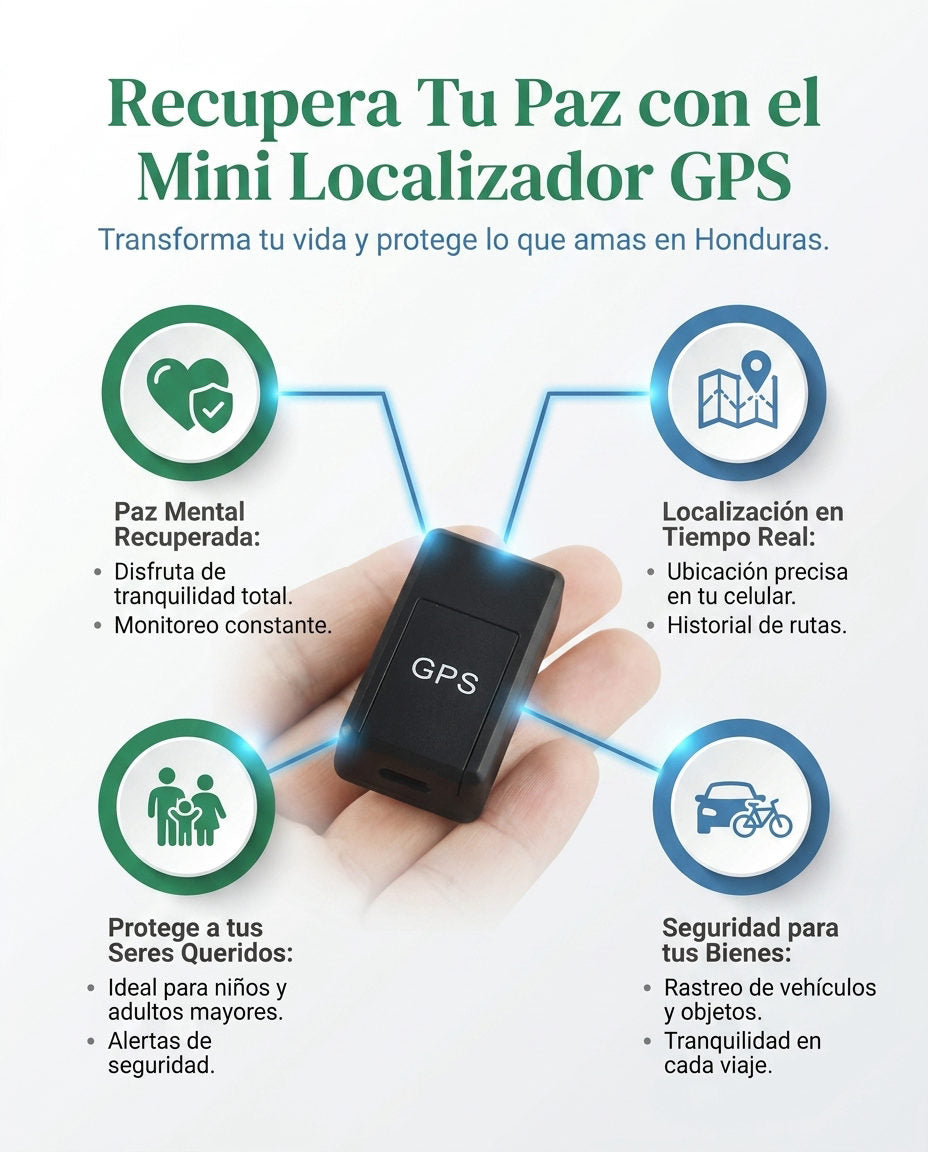 Mini localizador GPS — BENEFICIOS
