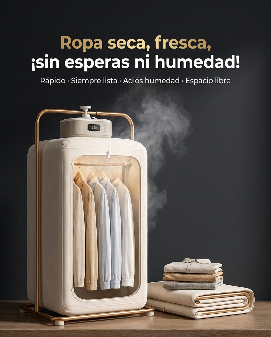 Secador portatil plegable de ropa — CTA FINAL