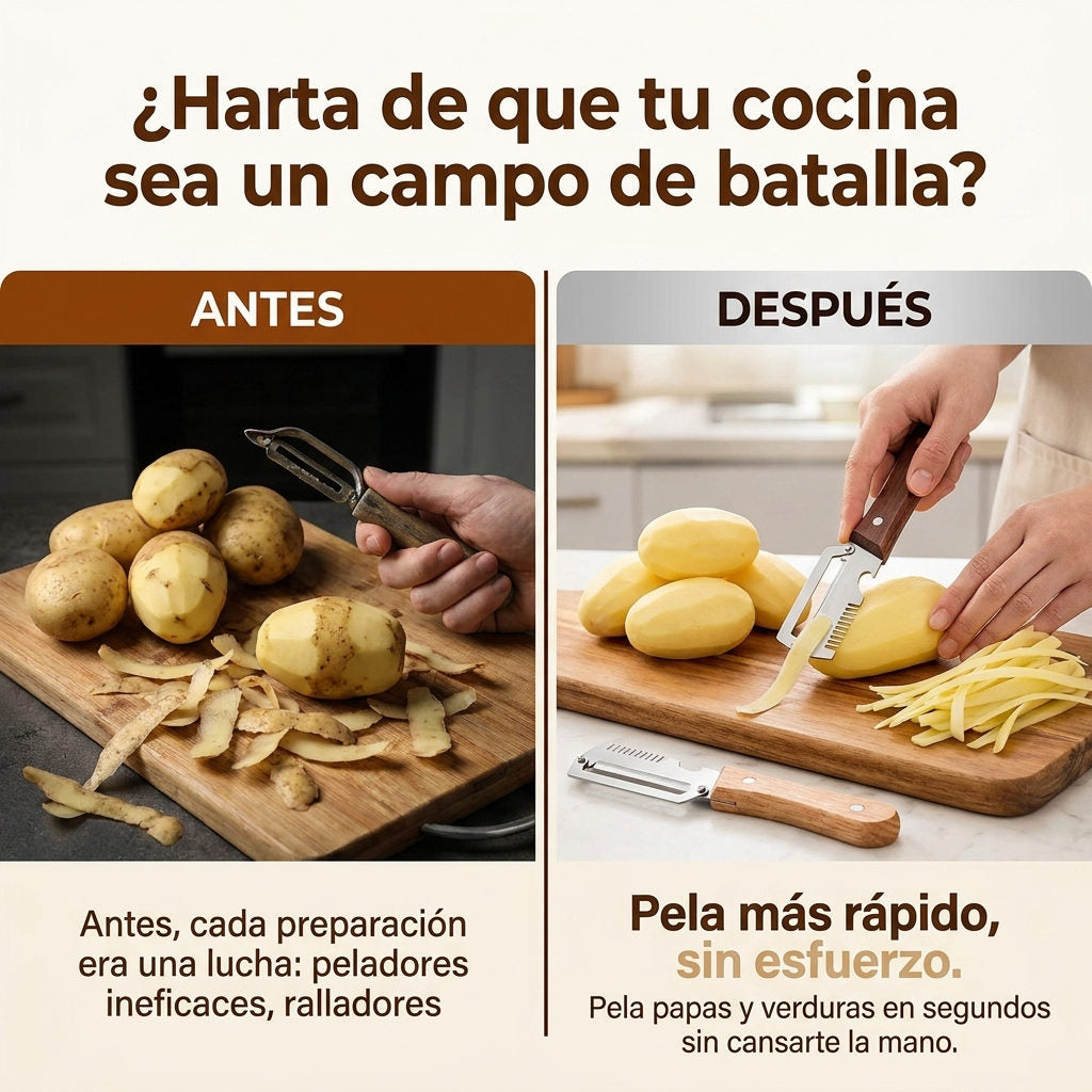 Set cuchillos abridores — ANTES Y DESPUES