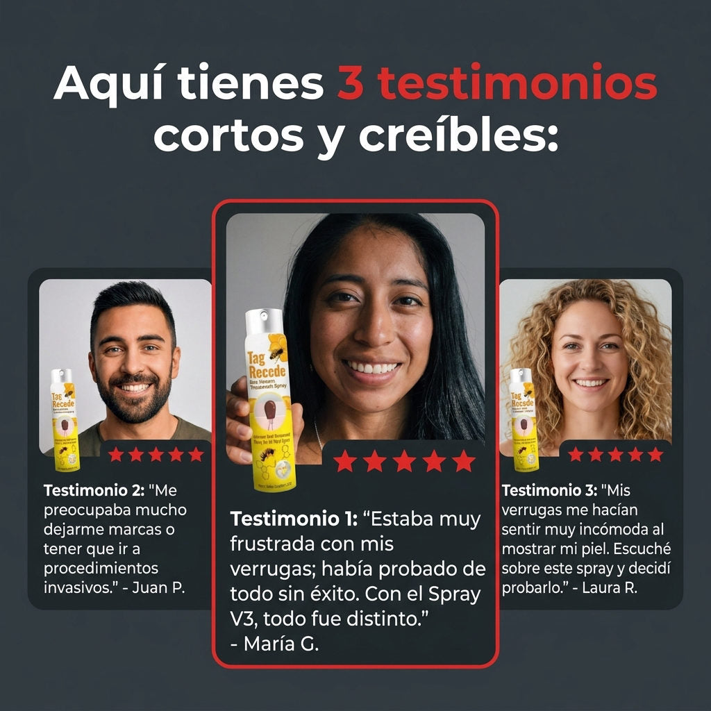 Spray verrugas V3 — PRUEBA SOCIAL