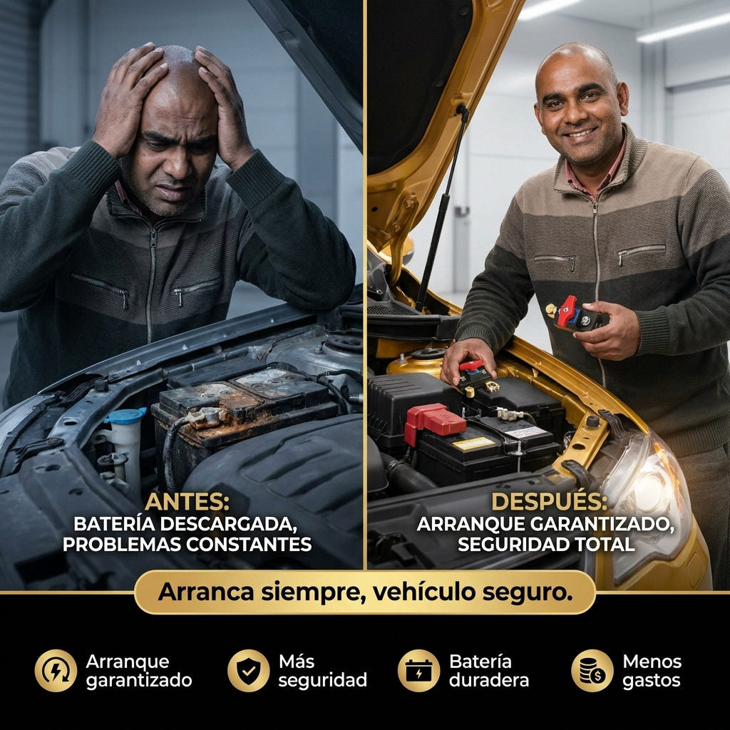 Switch de batería — ANTES Y DESPUES