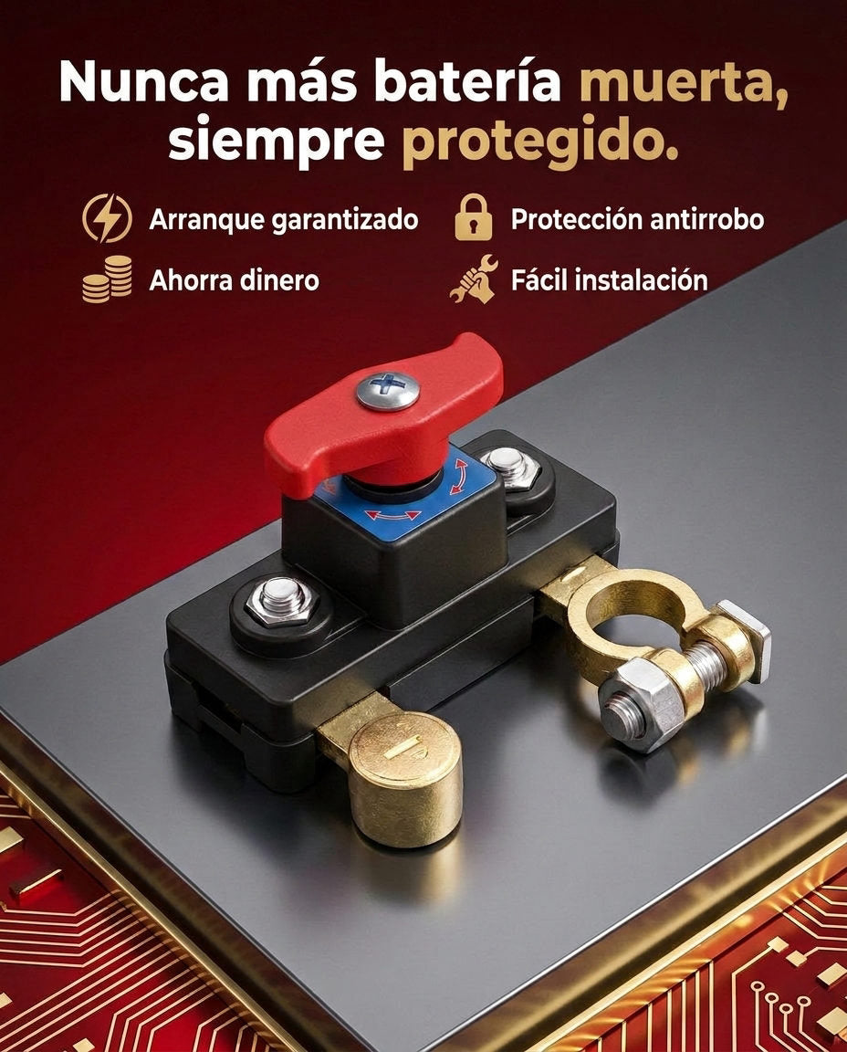 Switch de batería — BENEFICIOS