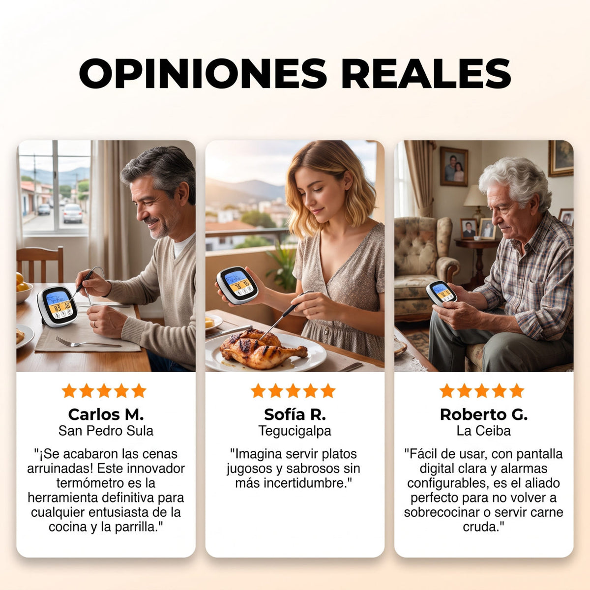 Termometro Digital — TESTIMONIOS